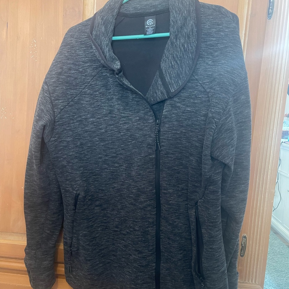 Champion Athletic Black and Gray Jacket